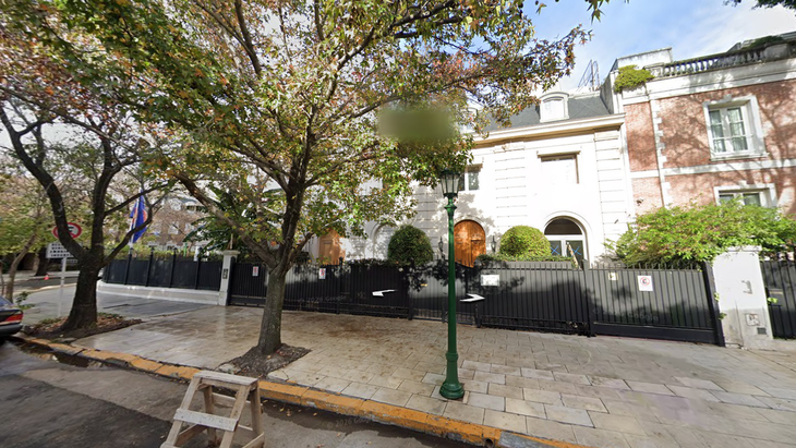 Fachada de la residencia adquirida, una propiedad de estilo francés academicista en uno de los enclaves más exclusivos de Buenos Aires Fachada de la residencia adquirida, una propiedad de estilo francés academicista en uno de los enclaves más exclusivos de Buenos Aires