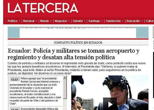 La Tercera, Chile