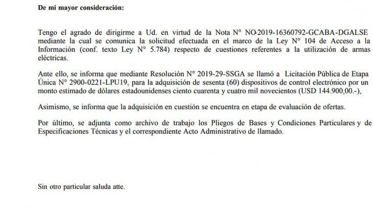 Taser Nota Llamada a Licitación.jpg