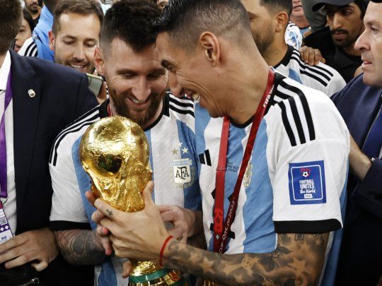 Rejuvenecidos. Messi y Di María tuvieron un Mundial extraordinario.