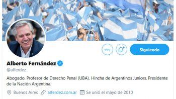 Alberto Fern&aacute;ndez se expres&oacute; a trav&eacute;s de su cuenta de Twitter a escasas horas antes del acto formal de asunci&oacute;n al frente de la Casa Rosada.