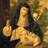 Santa Inés de Montepulciano. Santa Inés de Montepulciano.