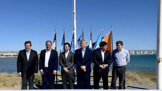 Los gobernadores patagónicos, en 2024.