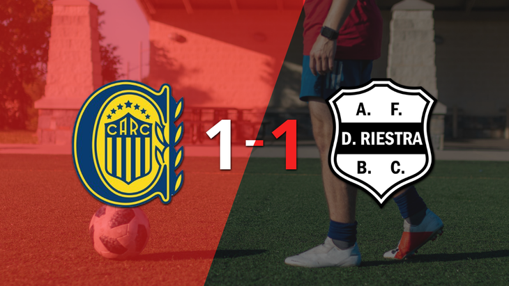 Dep. Riestra empató 1-1 en su visita a Rosario Central