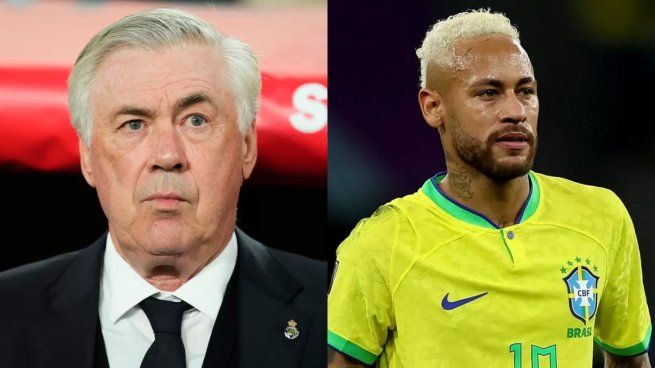 El entrenador Carlo Ancelotti mantuvo una videollamada con Neymar antes de ser convocado a la selección de Brasil.