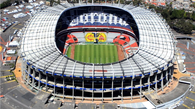 El Estadio Azteca, un símbolo del fútbol mexicano.