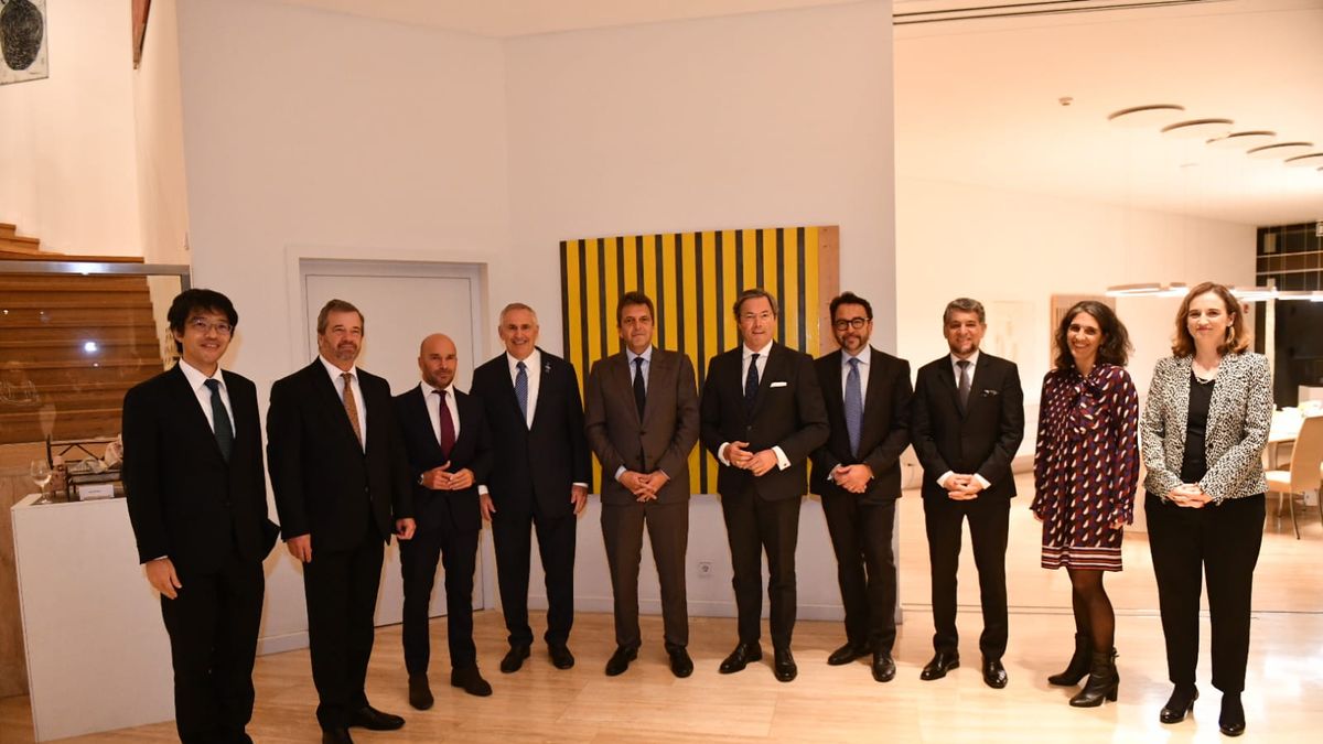 Sergio Massa met with G7 ambassadors