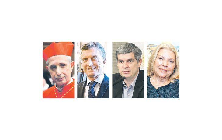 ámbito.com | Mario Poli, Mauricio Macri, Marcos Peña y Elisa Carrió