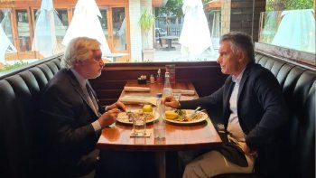 El ex presidente Mauricio Macri y el jefe de los fiscales de la Provincia de Buenos Aires.