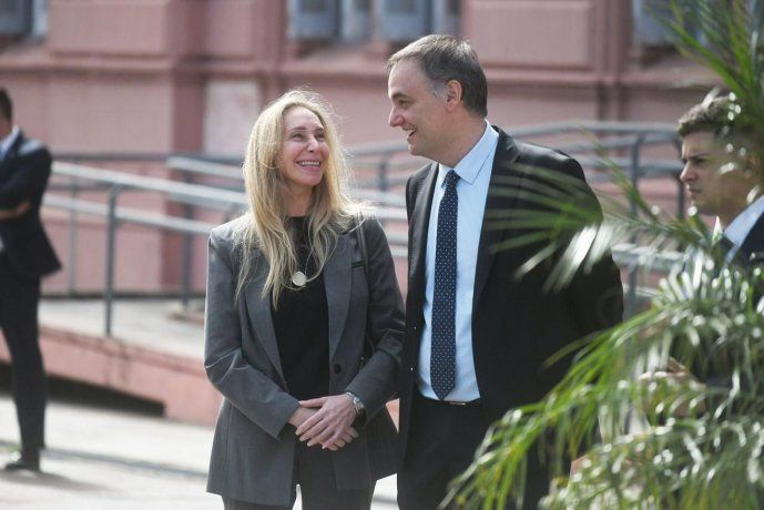 Karina Milei se mostró en varios actos junto a Manuel Adorni. Karina Milei se mostró en varios actos junto a Manuel Adorni.