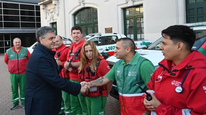 Jorge Macri estuvo en la inaguración en La Rural.