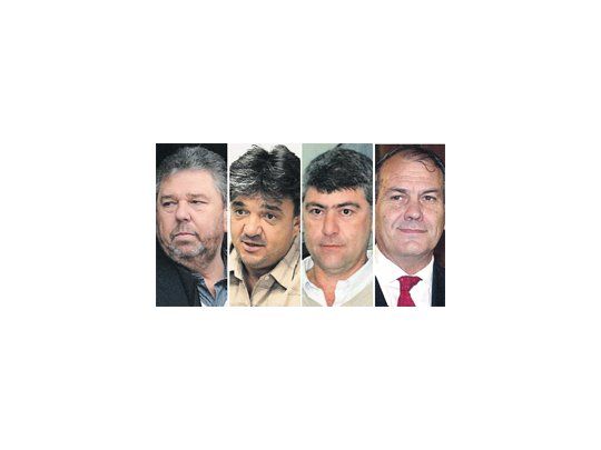 Pablo Orsolini, Ulises Forte, Ricardo Buryaile, Raúl Rivara