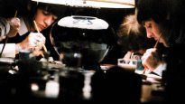 El cuadro fue realizado en 1966 por los integrantes de los Beatles.