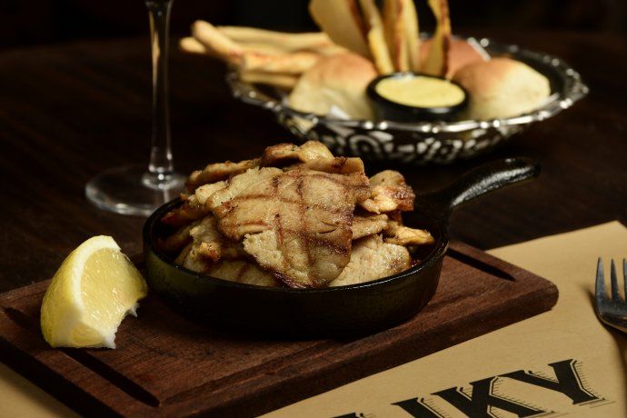 Mollejas a la parilla.