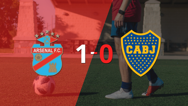 Boca Juniors no pudo en su visita a Arsenal y cayó 1-0