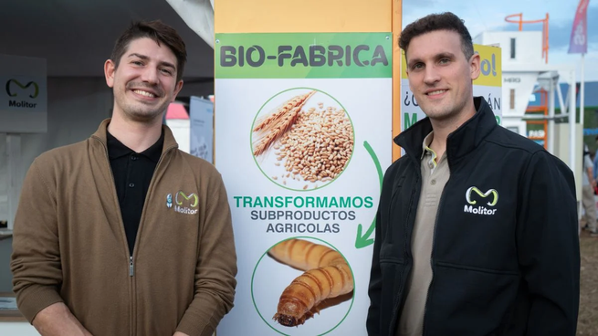 Matías Becherini e Ignacio Sola, fundadores de la startup Molitor.