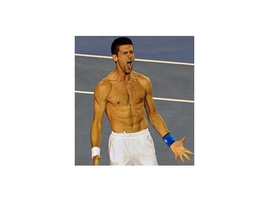 Djokovic y su grito final.