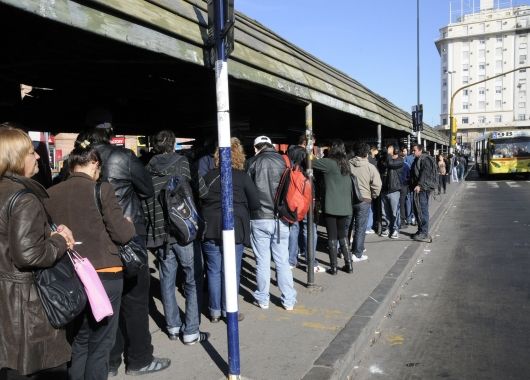 Otra vez, la Ciudad colapsada por protestas (foto 1)