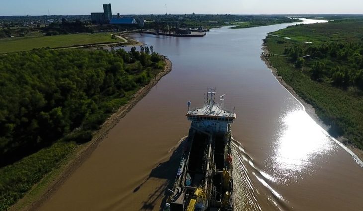 La V&iacute;a Navegable Troncal es la principal arteria fluvial del comercio exterior argentino.