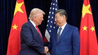 Donald Trump y Xi Jinping. Donald Trump y Xi Jinping.
