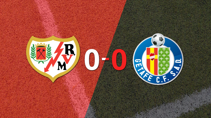 Rayo Vallecano y Getafe no se sacaron ventaja y terminaron sin goles