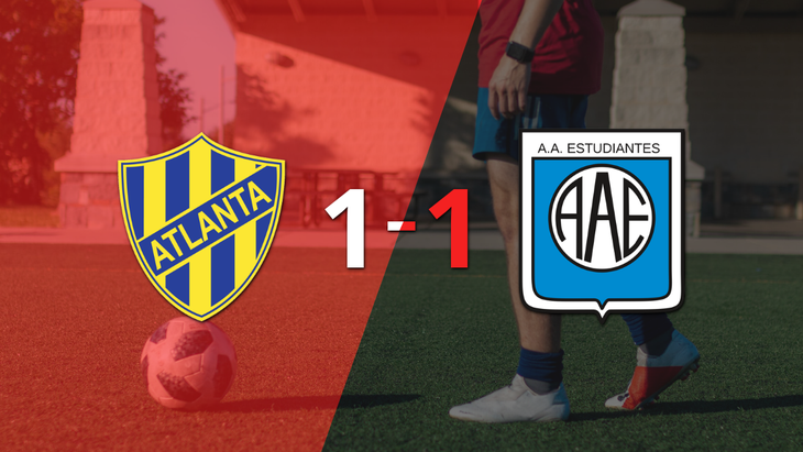Estudiantes (RC) empató 1-1 en su visita a Atlanta