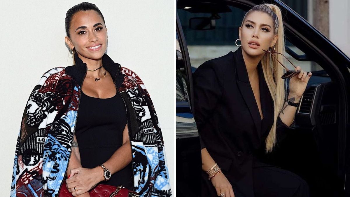 This was the meeting between Antonela Roccuzzo and Wanda Nara in an exclusive fashion show