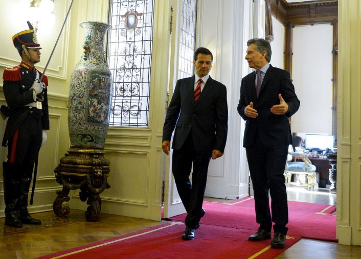 Macri y Peña Nieto hablaron sobre un posible acuerdo  de libre comercio (foto 4)