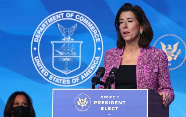 Gina Raimondo dijo que China tuvo un comportamiento anticompetencia.