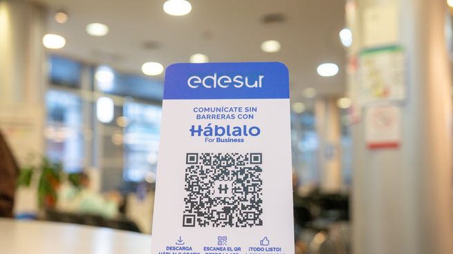 La app Háblalo le permitirá a Edesur asistir a personas con dificultades en el habla, la audición o la comprensión.