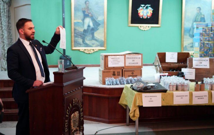 bolivia asegura que esta identificada la persona que entrego armamento