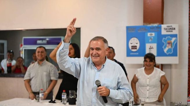 Osvaldo Jaldo, gobernador de Tucumán.