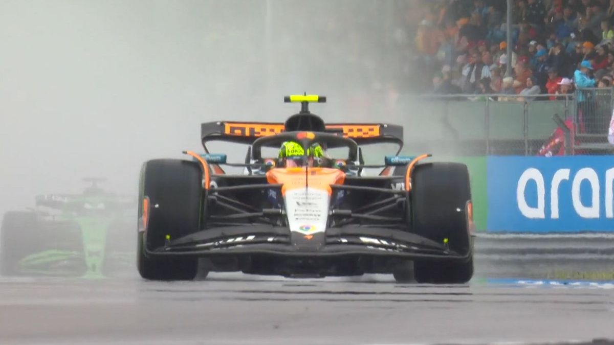 Why does Formula 1 run further from the rain?