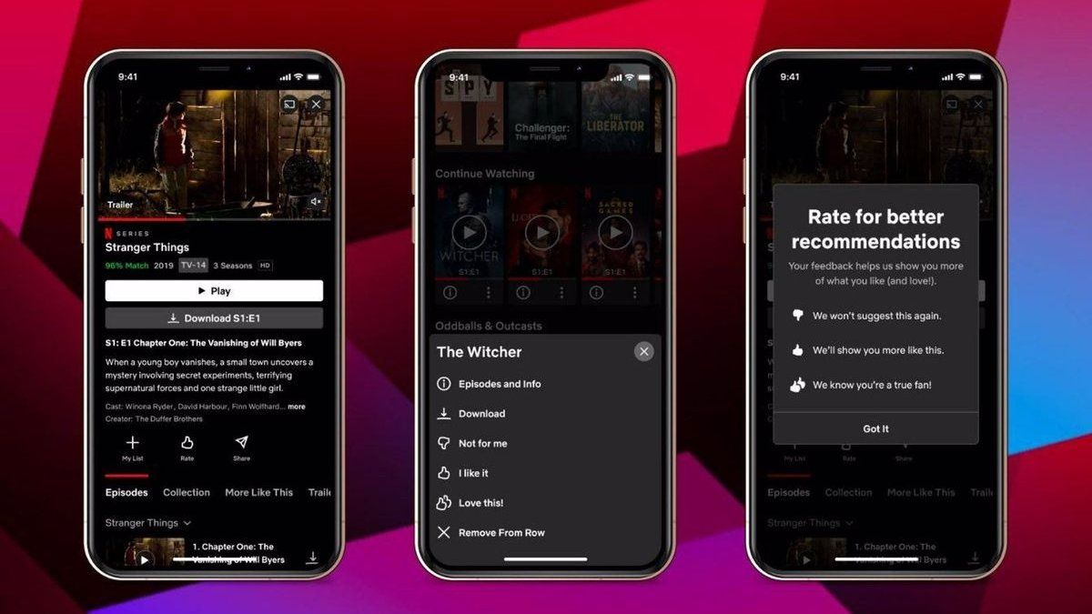 Netflix incorporates the “I Love” button to personalize the content