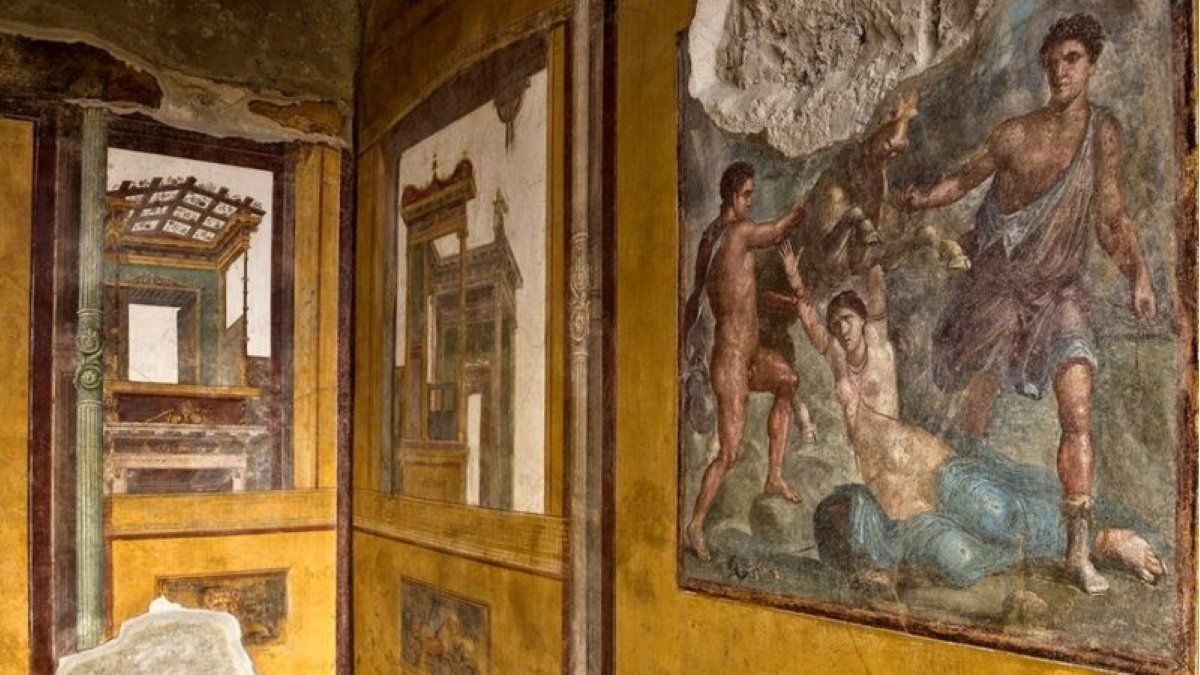 the house showing ancient life in italy