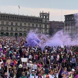 Nueva marcha por el 8M en CDMX. Nueva marcha por el 8M en CDMX.
