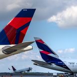 La alianza con la estadounidense Delta le permitió a Latam potenciar su cobertura regional e internacional. La alianza con la estadounidense Delta le permitió a Latam potenciar su cobertura regional e internacional.