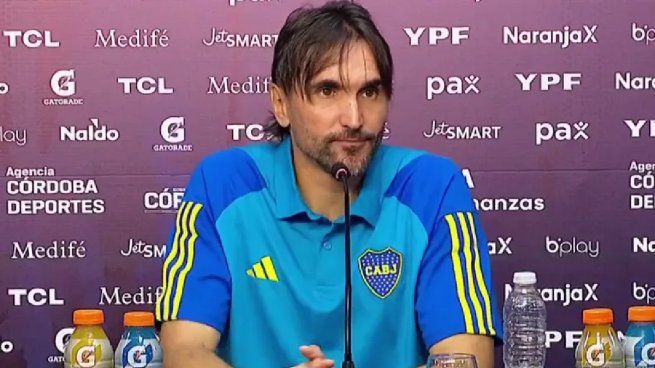 Diego Martínez aseguró que quiere seguir en Boca, rescató el juego del equipo y aseguró que debió ser válido el gol xeneize.