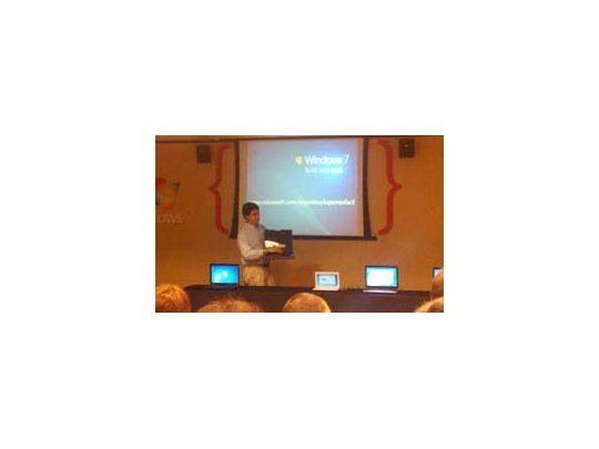 Lanzamiento del Windows 7 en Argentina.