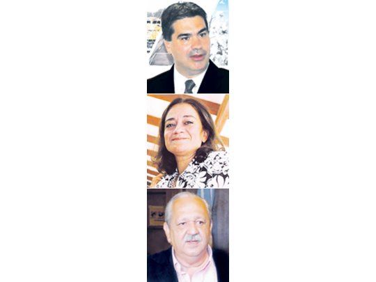 Jorge Capitanich, Lucía Corpacci, Eduardo Brizuela del Moral