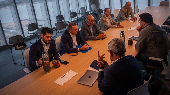 Alejandro Sánchez, Jorge Díaz y los representantes de la Coalición Republicana.