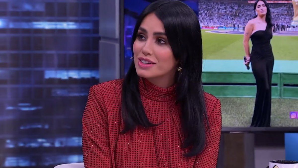 Lali Espósito gave details of his performance in the World Cup final