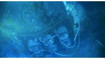 Imagen de la seccion central del submarino ARA San Juan.