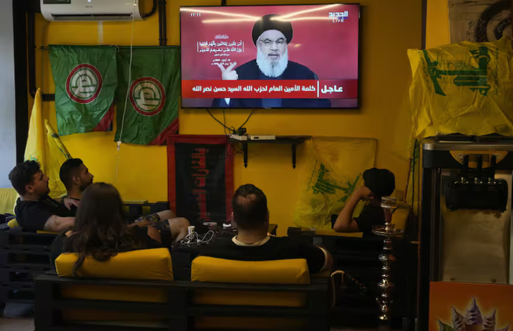 El el líder de Hezbollah, Hassan Nasrallah.