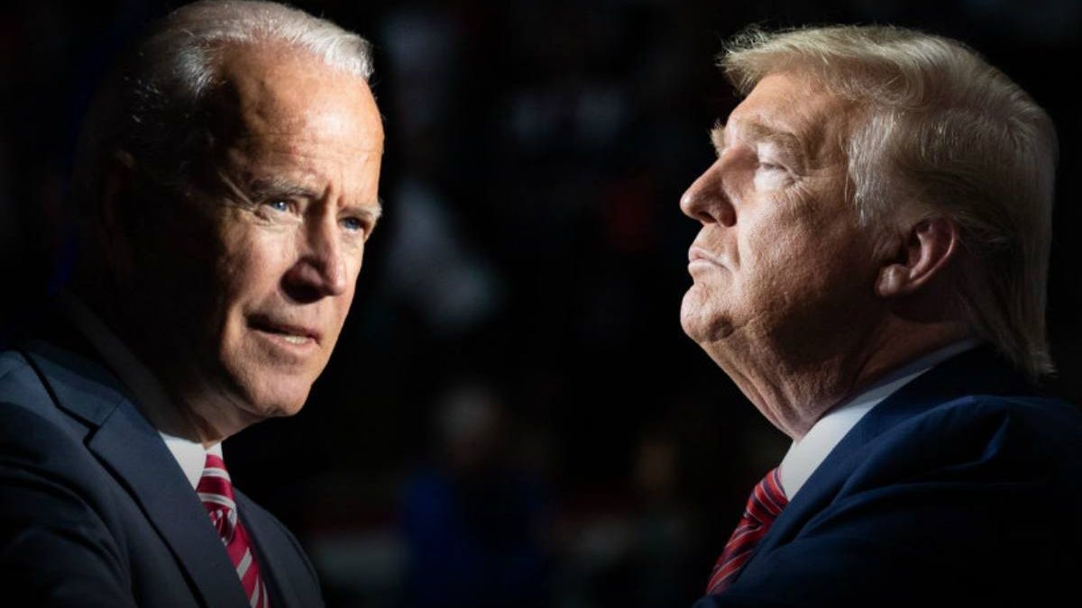 How was Joe Biden’s reaction to the photo of Donald Trump arrested
