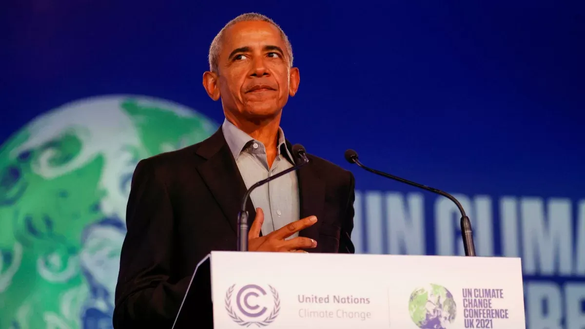 At COP26, Barack Obama criticized China and Russia