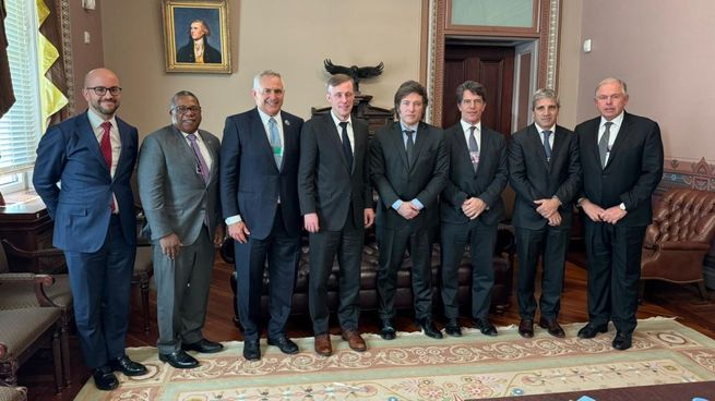 Javier Milei mantuvo reuniones con la Casa Blanca, FMI y funcionarios del Tesoro de EEUU.