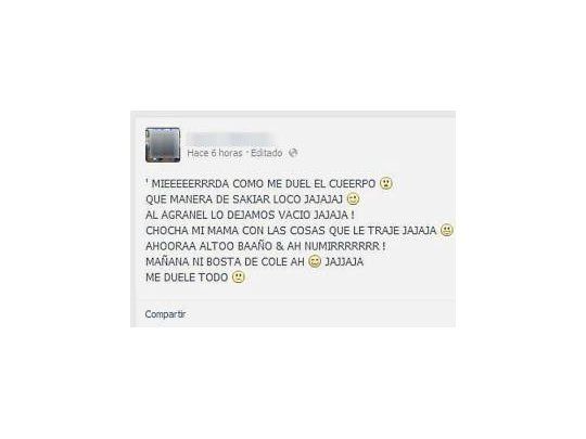 Una de las publicaciones de Facebook difundidas