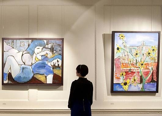 Gran expectativa por exposición de pinturas de Bob Dylan en Londres  (foto 2)