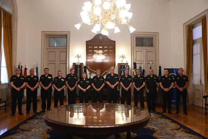 La nueva plana mayor de la Policía Federal Argentina (PFA). La nueva plana mayor de la Policía Federal Argentina (PFA).